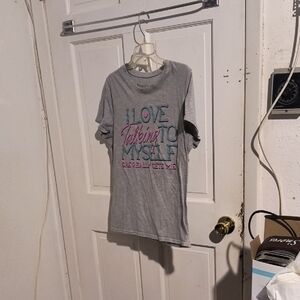 Gray Graphic Woman's T-Shirt